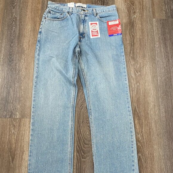 Levis Strauss Vintage-Inspired Regular Fit Jeans 34x36 Straight Leg Denim NWT - Picture 1 of 8